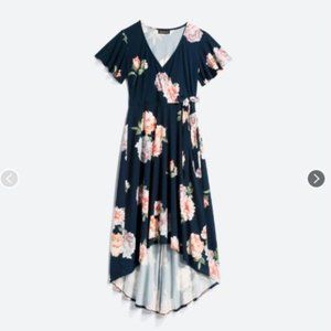 Irene Faux Wrap Knit Maxi Dress (stitch fix)